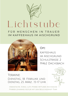 Lichtstube Plakat