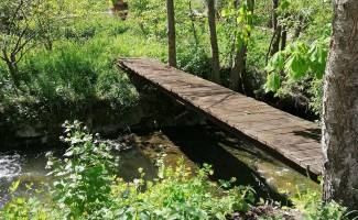Spiritualität Pilgern Brücke über Tauber