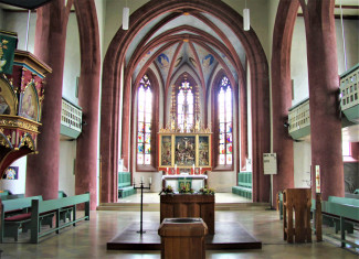 Chorraum der Evang Stadtkirche Neustadt Aisch
