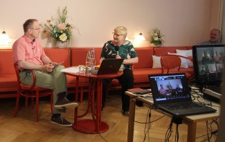 Talk im Wildbad Juni 2021 mit Prof. Bubmann und Dekanin Ursula Brecht