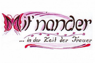 Logo mit Schriftzug Miteinander in der Zeit der Trauer