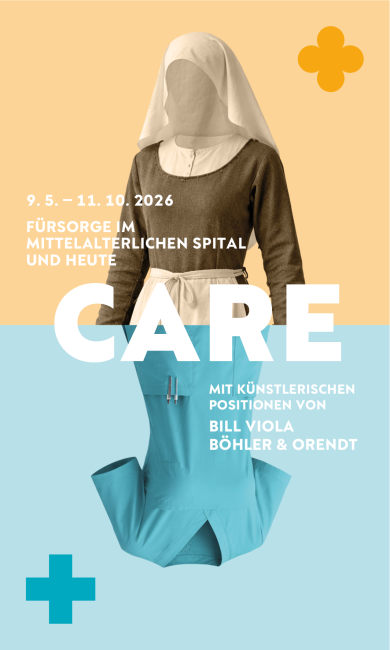 Plakat zur Ausstellung CARE im MKF