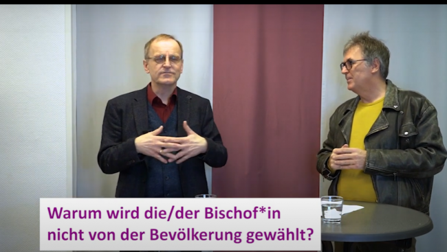 Bayerns next Bischof Bischöfin Prof. Luibl und Prof. Bubmann